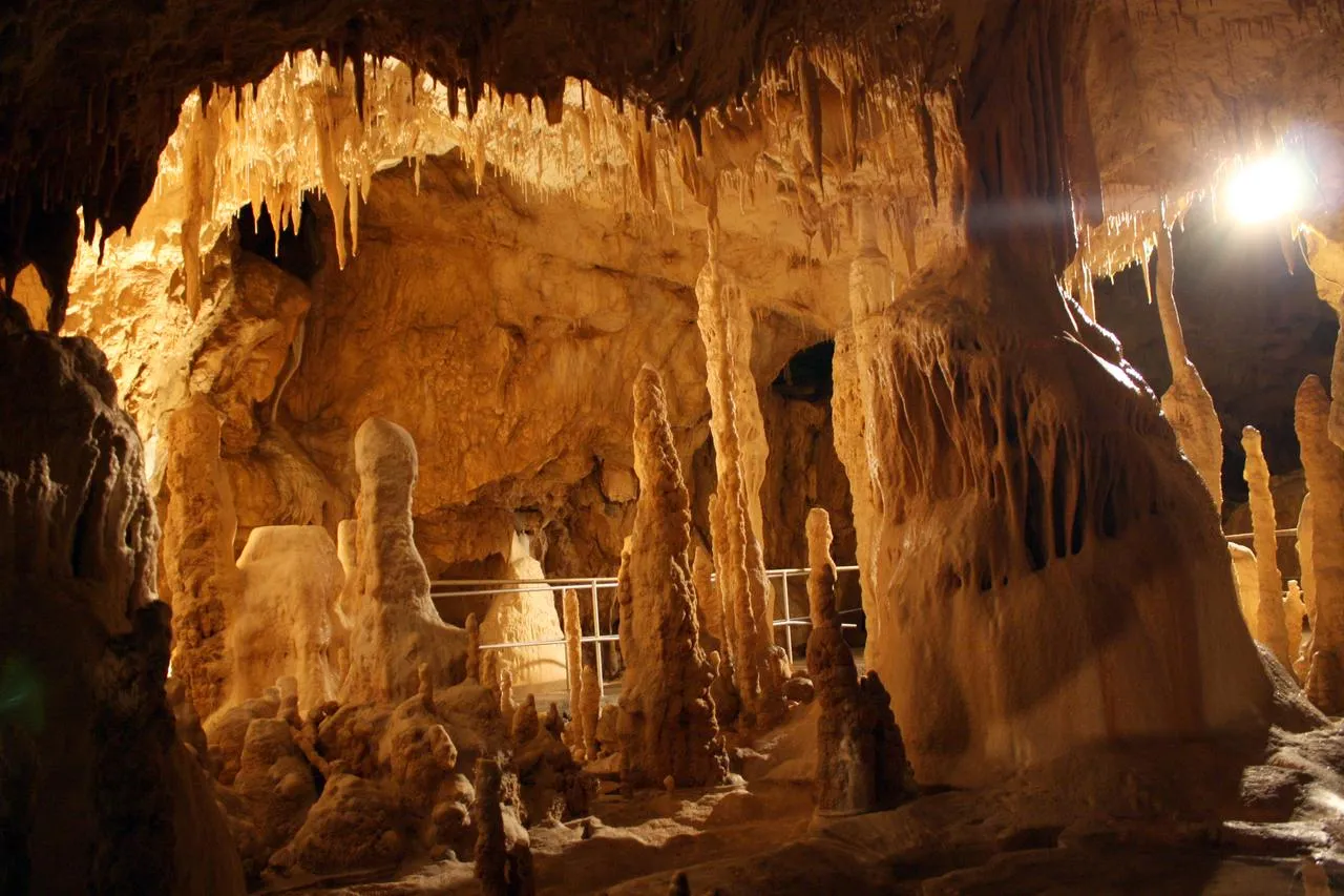 Chiscau | Pestera Ursilor - stalactite si stalagmite