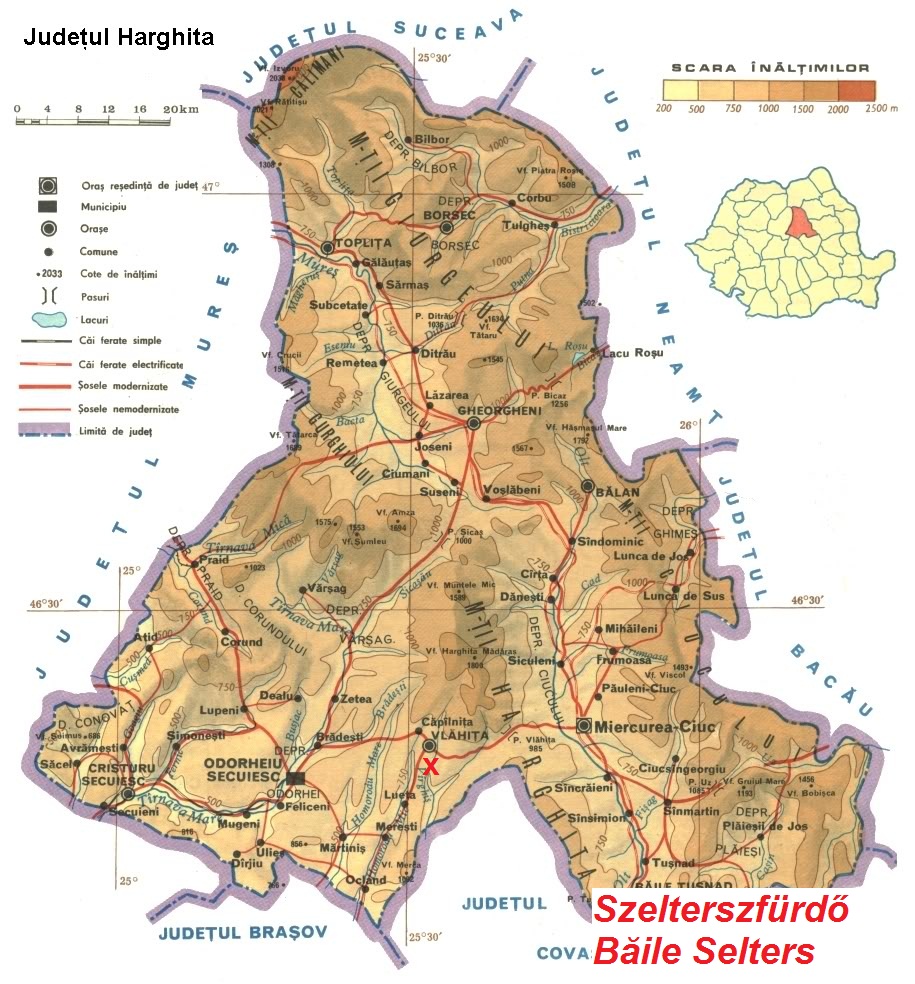 szállás térkép Szelterszfürdő   Hargita megye   Erdély   Kárpátmedence   Románia szállás térkép