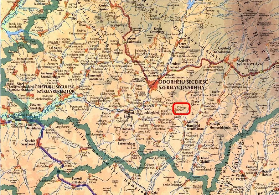Kőrispatak turisztikai térképe - szállás