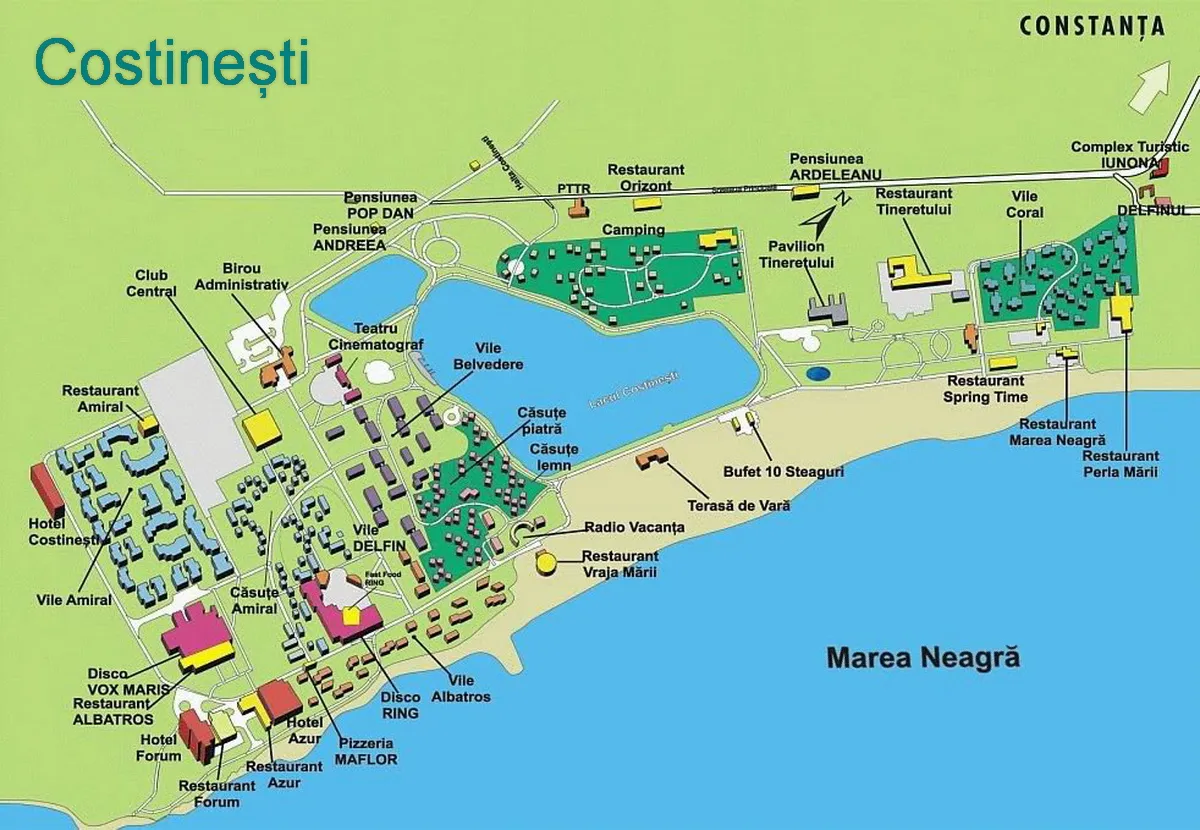 Harta Costinesti