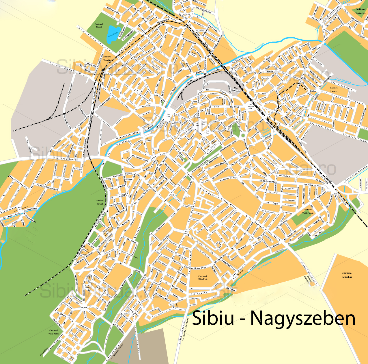 Harta turistica Sibiu cazare