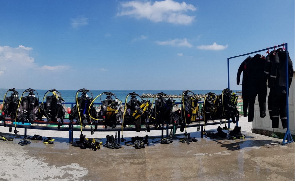 Litoralul Marii Negre la Eforie Sud - Scufundari - scuba diving