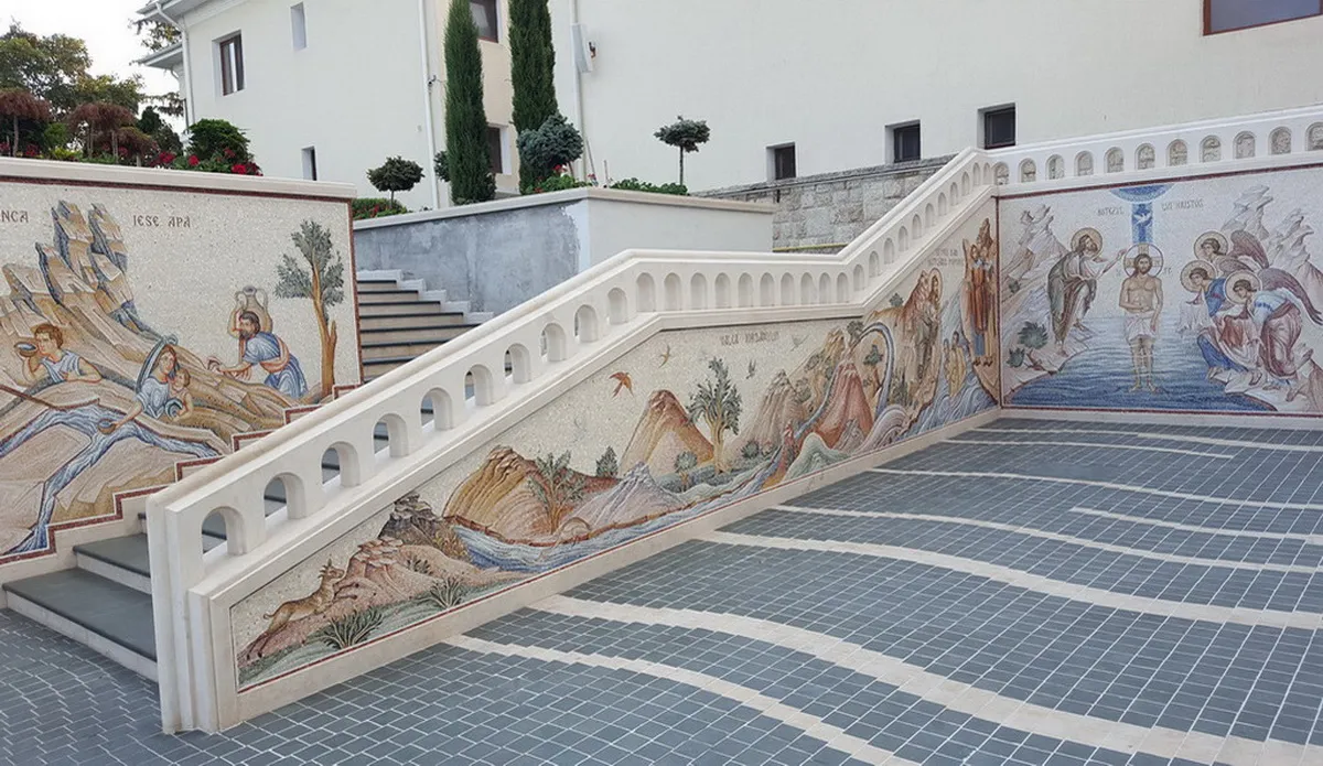 Mozaic cu scenele Noului Testament | Manastirea Sf. Maria din Techirghiol