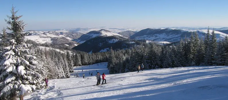 Partie de schi in Baisoara Partia de schi Baisoara
