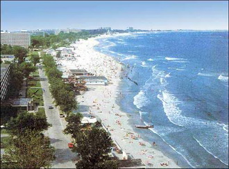 Román tengerpart